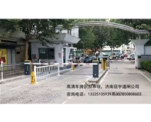 单县沧州广告道闸安装，车牌识别改造价格
